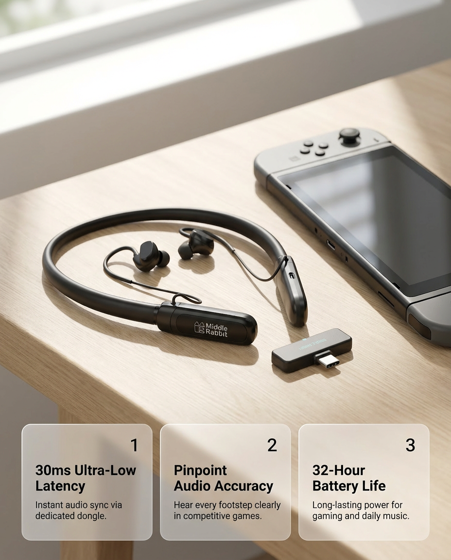 A Closer Look at the Middle Rabbit Rampage2 Earbuds for Switch | Middle ...