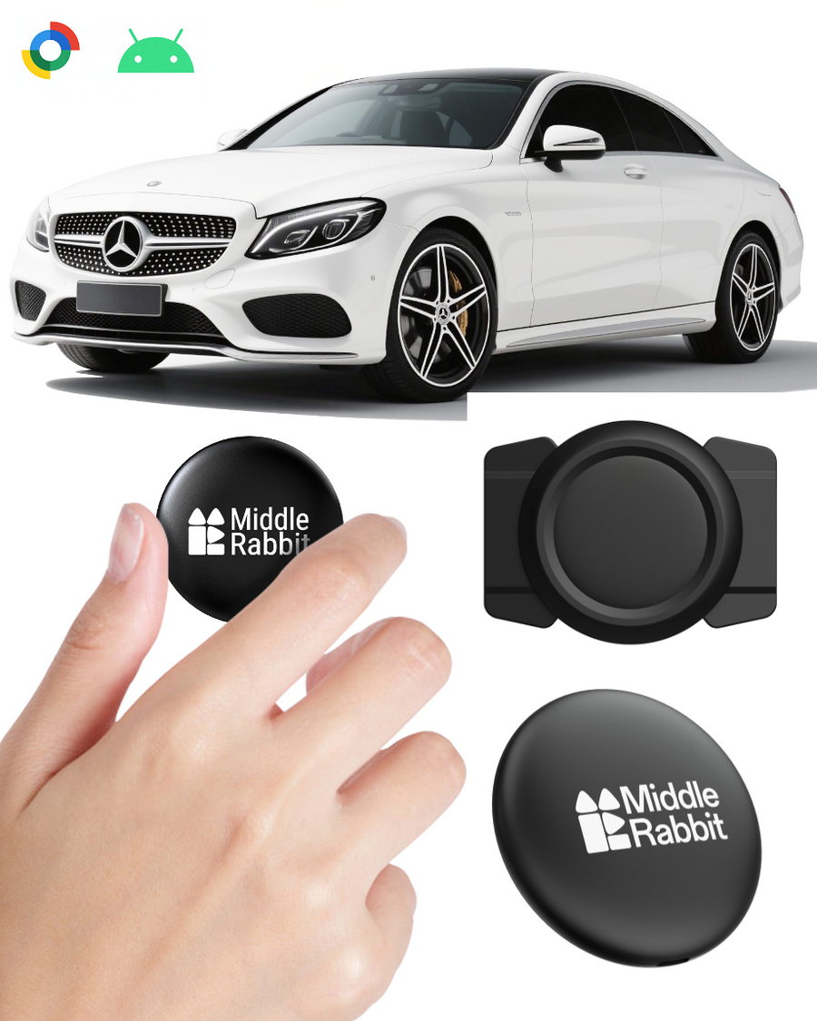 Middle Rabbit Android Car Tracker Tag with Magnetic Case