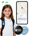 Middle Rabbit Tracker Tag for Kids' Bags & Elderly Items