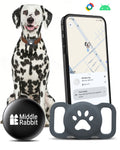 Middle Rabbit Android Dog Tracker Tag with Collar Holder
