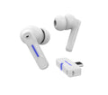 Écouteurs de jeu sans fil Middle Rabbit SW4 pour PC PS4 PS5 Switch Mobile - Dongle 2,4 G et Bluetooth - Faible latence de 40 ms - Casque avec microphone intégré - Écouteurs PC 4 micros - Casque PS5 (blanc)