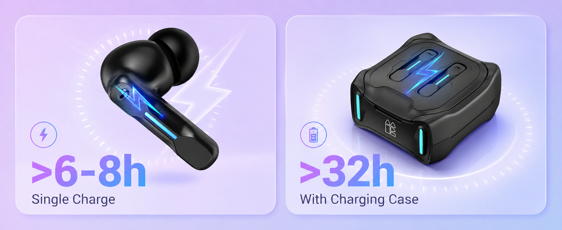 SW4 Pro battery life: 6-8 hours per charge and up to 32 hours with the charging case.