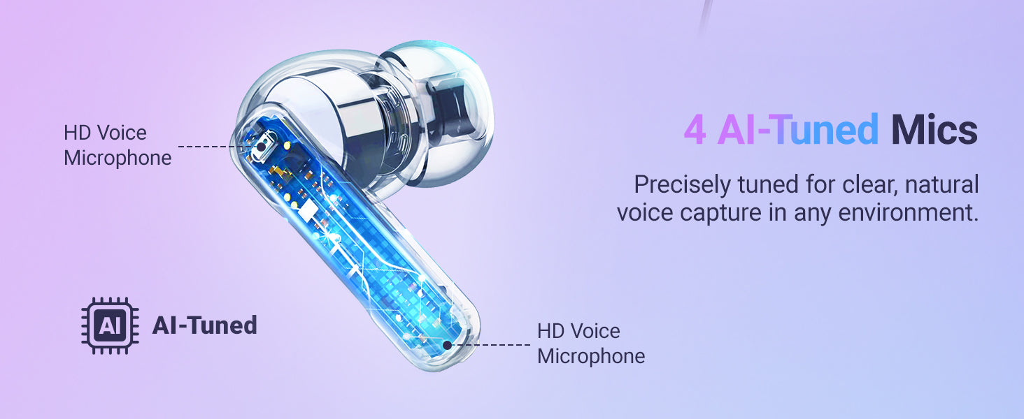 SW4 Pro with four AI-tuned microphones